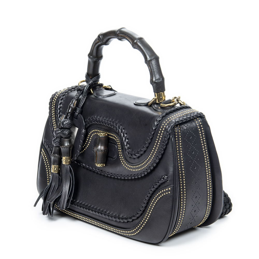 Gucci Black Leather Shoulder Bag - Picture 2 of 9